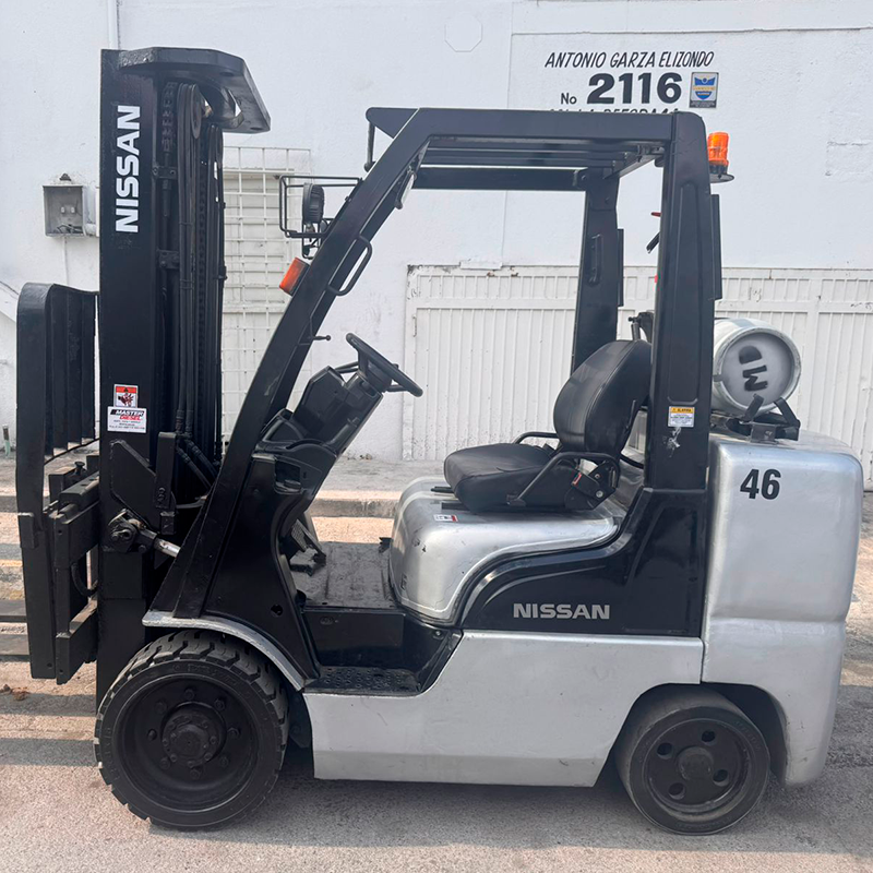 Montacargas Nissan MCUG1F2F36LV de 8,000 lb, clave M46